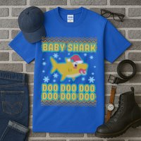 Christmas Baby Shark Doo Doo Doo Tall T-Shirt