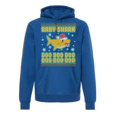 Christmas Baby Shark Doo Doo Doo Premium Hoodie