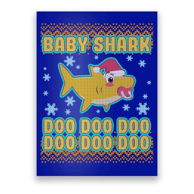 Christmas Baby Shark Doo Doo Doo Poster