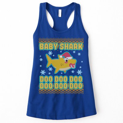 Christmas Baby Shark Doo Doo Doo Womens Tank Top
