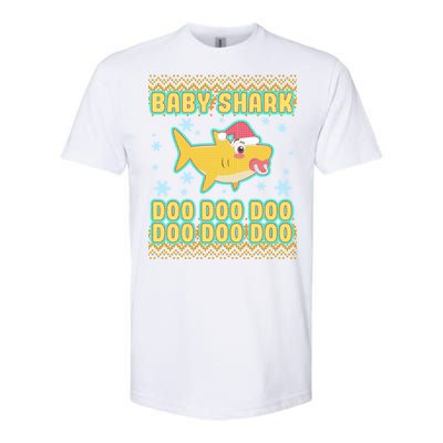 Christmas Baby Shark Doo Doo Doo Softstyle CVC T-Shirt