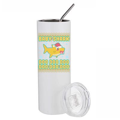 Christmas Baby Shark Doo Doo Doo Stainless Steel Tumbler