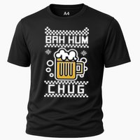 Christmas Bah Hum Chug Ugly Sweater Design Cooling Performance Crew T-Shirt
