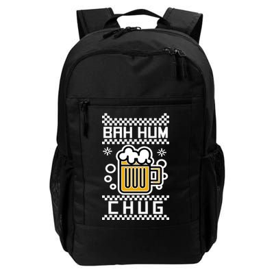 Christmas Bah Hum Chug Ugly Sweater Design Backpack