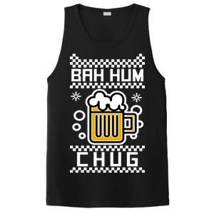 Christmas Bah Hum Chug Ugly Sweater Design PosiCharge Competitor Tank