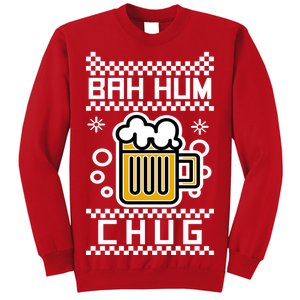 Christmas Bah Hum Chug Ugly Sweater Design Sweatshirt