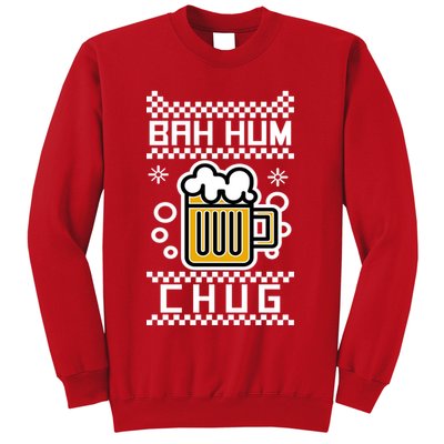 Christmas Bah Hum Chug Ugly Sweater Design Sweatshirt