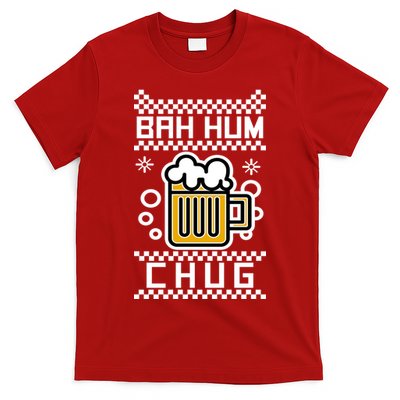 Christmas Bah Hum Chug Ugly Sweater Design T-Shirt