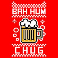 Christmas Bah Hum Chug Ugly Sweater Design 16 in Basic Backpack