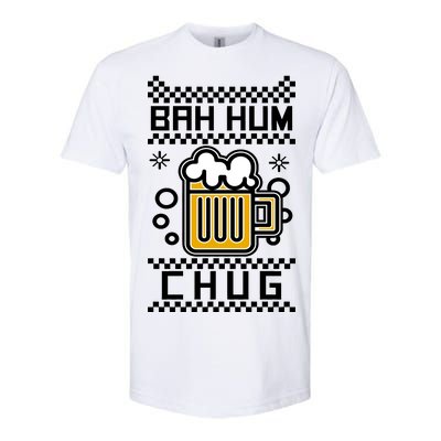 Christmas Bah Hum Chug Ugly Sweater Design Softstyle® CVC T-Shirt