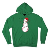 Christmas Baseball Snowman Hoodie