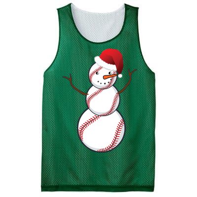 Christmas Baseball Snowman Mesh Reversible Basketball Jersey Tank