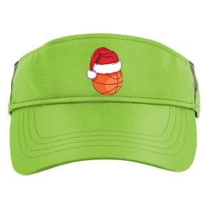 Christmas Basketball Santa Adult Drive Performance Visor