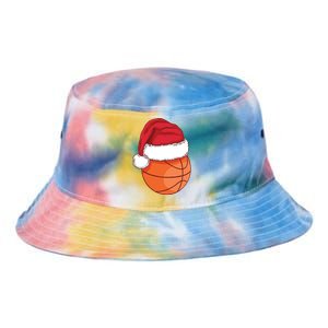 Christmas Basketball Santa Tie Dye Newport Bucket Hat