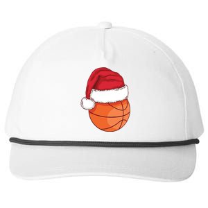 Christmas Basketball Santa Snapback Five-Panel Rope Hat