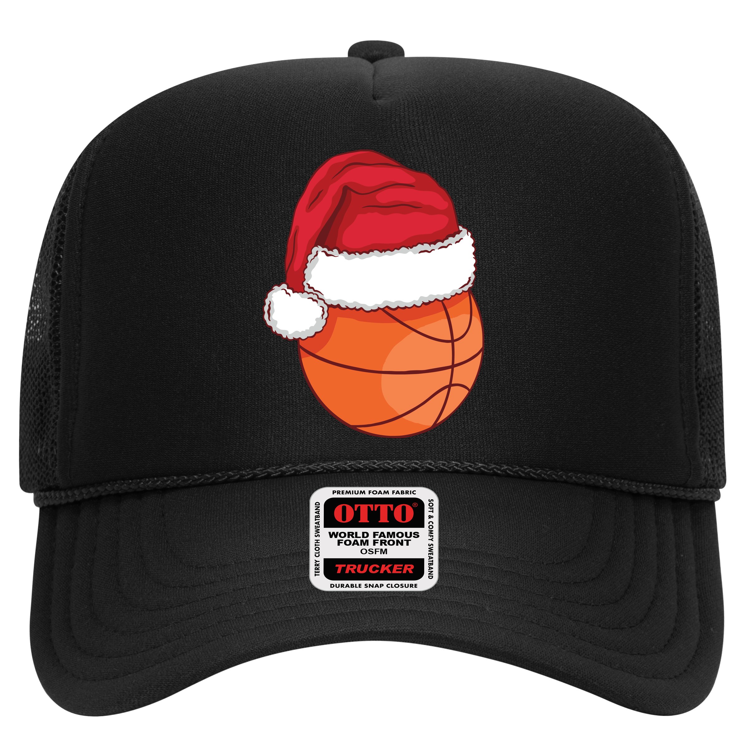 Christmas Basketball Santa Hat