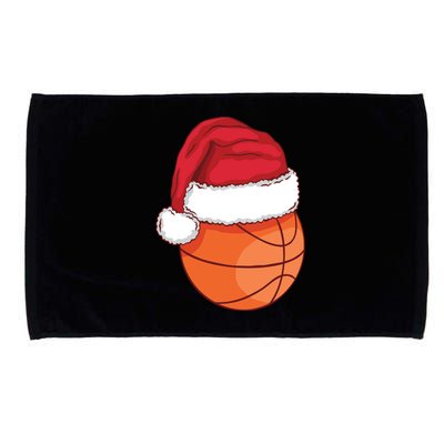 Christmas Basketball Santa Microfiber Hand Towel