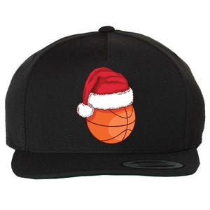 Christmas Basketball Santa Wool Snapback Cap