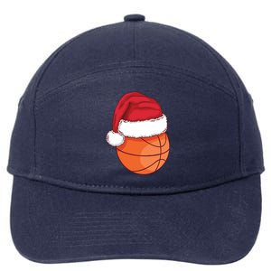 Christmas Basketball Santa 7-Panel Snapback Hat