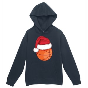 Christmas Basketball Santa Urban Pullover Hoodie