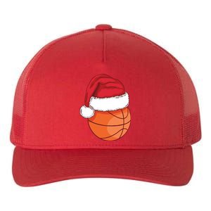 Christmas Basketball Santa Yupoong Adult 5-Panel Trucker Hat