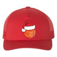 Christmas Basketball Santa Yupoong Adult 5-Panel Trucker Hat