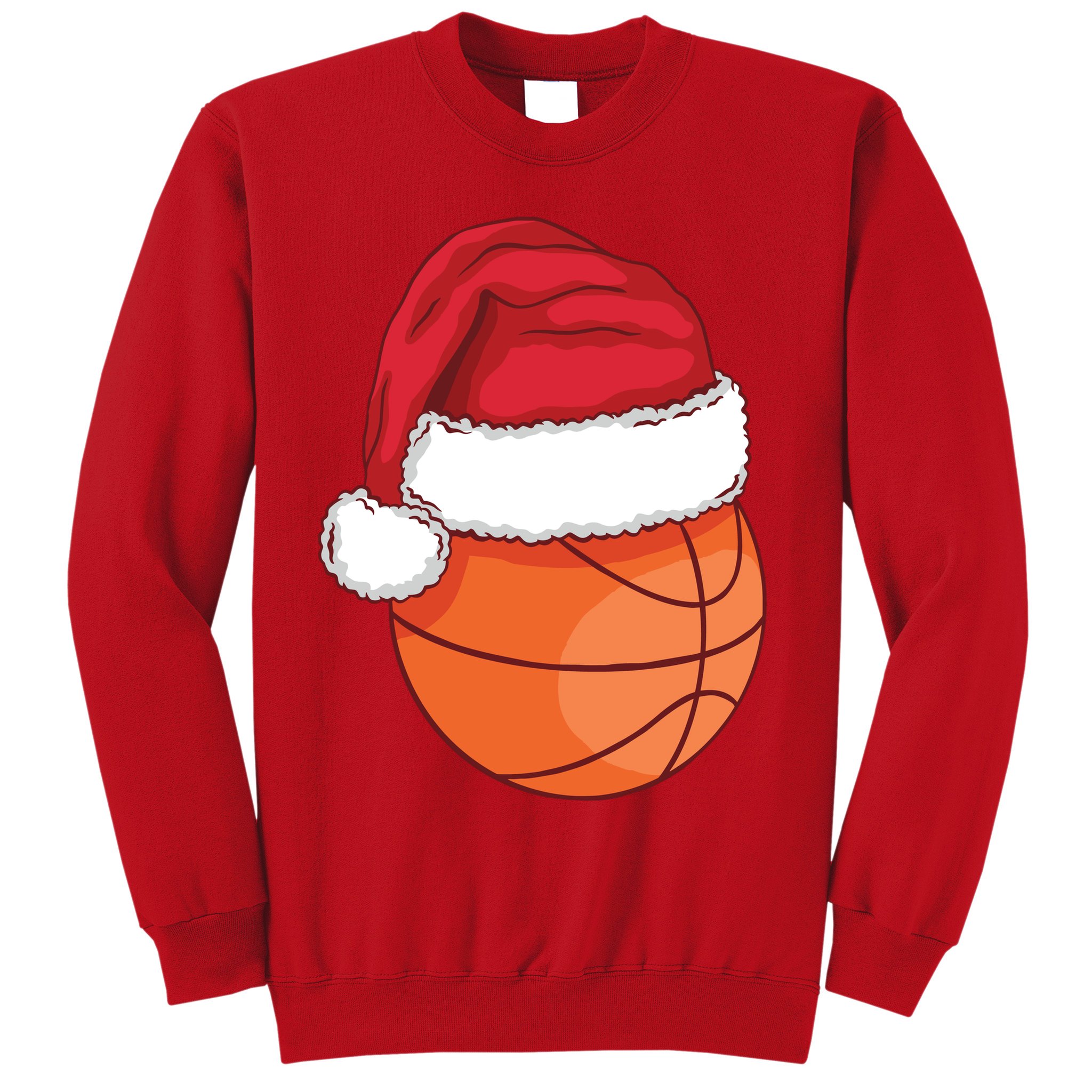 Christmas Basketball Santa Sweatshirt