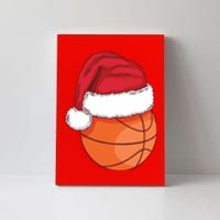 Christmas Basketball Santa Canvas