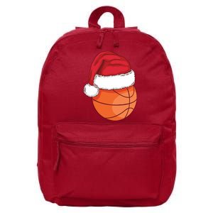 Christmas Basketball Santa 16 in Basic Backpack