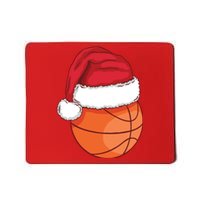 Christmas Basketball Santa Mousepad