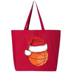 Christmas Basketball Santa 25L Jumbo Tote