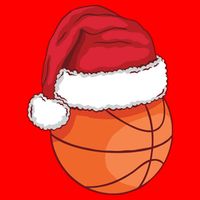 Christmas Basketball Santa Visor