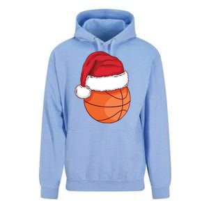 Christmas Basketball Santa Unisex Surf Hoodie