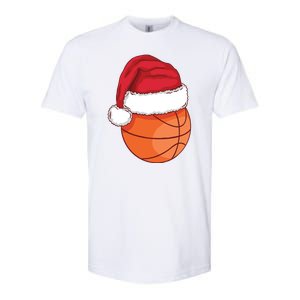 Christmas Basketball Santa Softstyle CVC T-Shirt