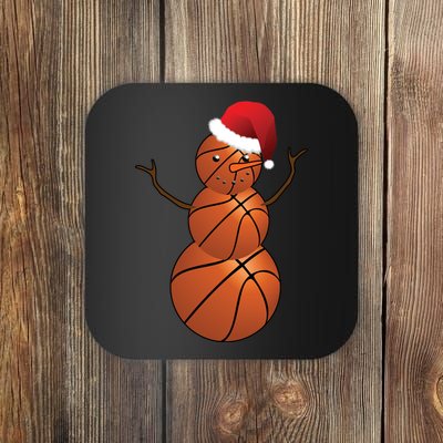 Christmas Basketball Snowman Coaster