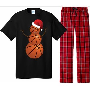 Christmas Basketball Snowman Pajama Set