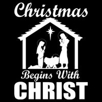 Christmas Begins With Christ Performance Shirt
