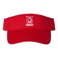 Christmas Begins With Christ Valucap Bio-Washed Visor