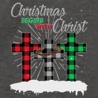 Christmas Begins With Christ Jesus Birthday Vector Backpack