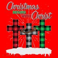 Christmas Begins With Christ Jesus Birthday 16 in Basic Backpack