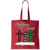 Christmas Begins With Christ Jesus Birthday Tote Bag