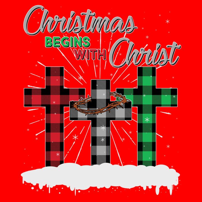 Christmas Begins With Christ Jesus Birthday Baby Bodysuit