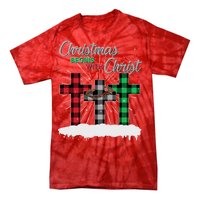 Christmas Begins With Christ Jesus Birthday Tie-Dye T-Shirt