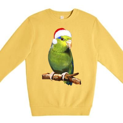 Christmas Bird Parrot Premium Crewneck Sweatshirt