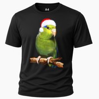 Christmas Bird Parrot Cooling Performance Crew T-Shirt