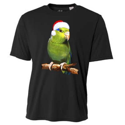 Christmas Bird Parrot Cooling Performance Crew T-Shirt