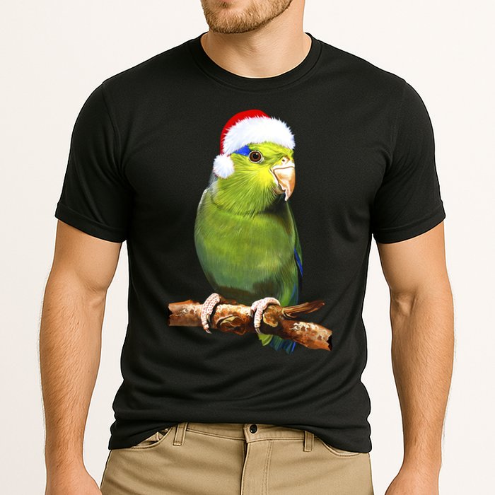 Christmas Bird Parrot Cooling Performance Crew T-Shirt