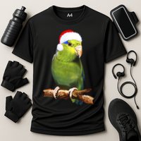 Christmas Bird Parrot Cooling Performance Crew T-Shirt