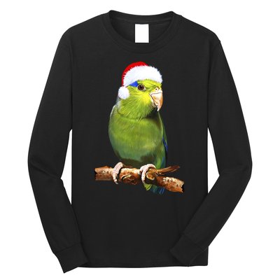 Christmas Bird Parrot Long Sleeve Shirt