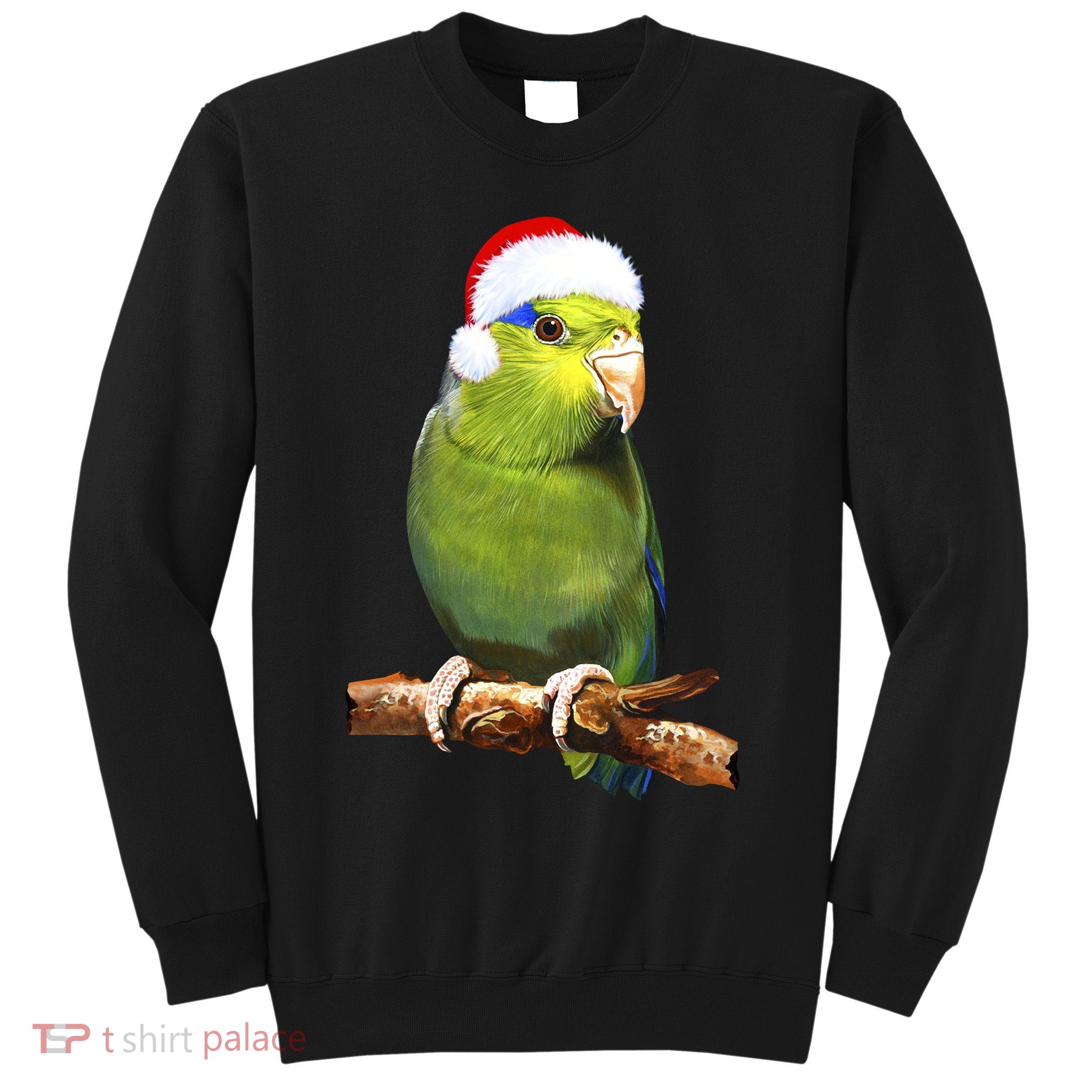 Christmas Bird Parrot Sweatshirt